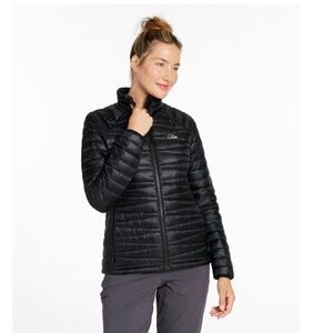 L.L. Bean Black Ultralight 850 Down Sweater/ Jacket